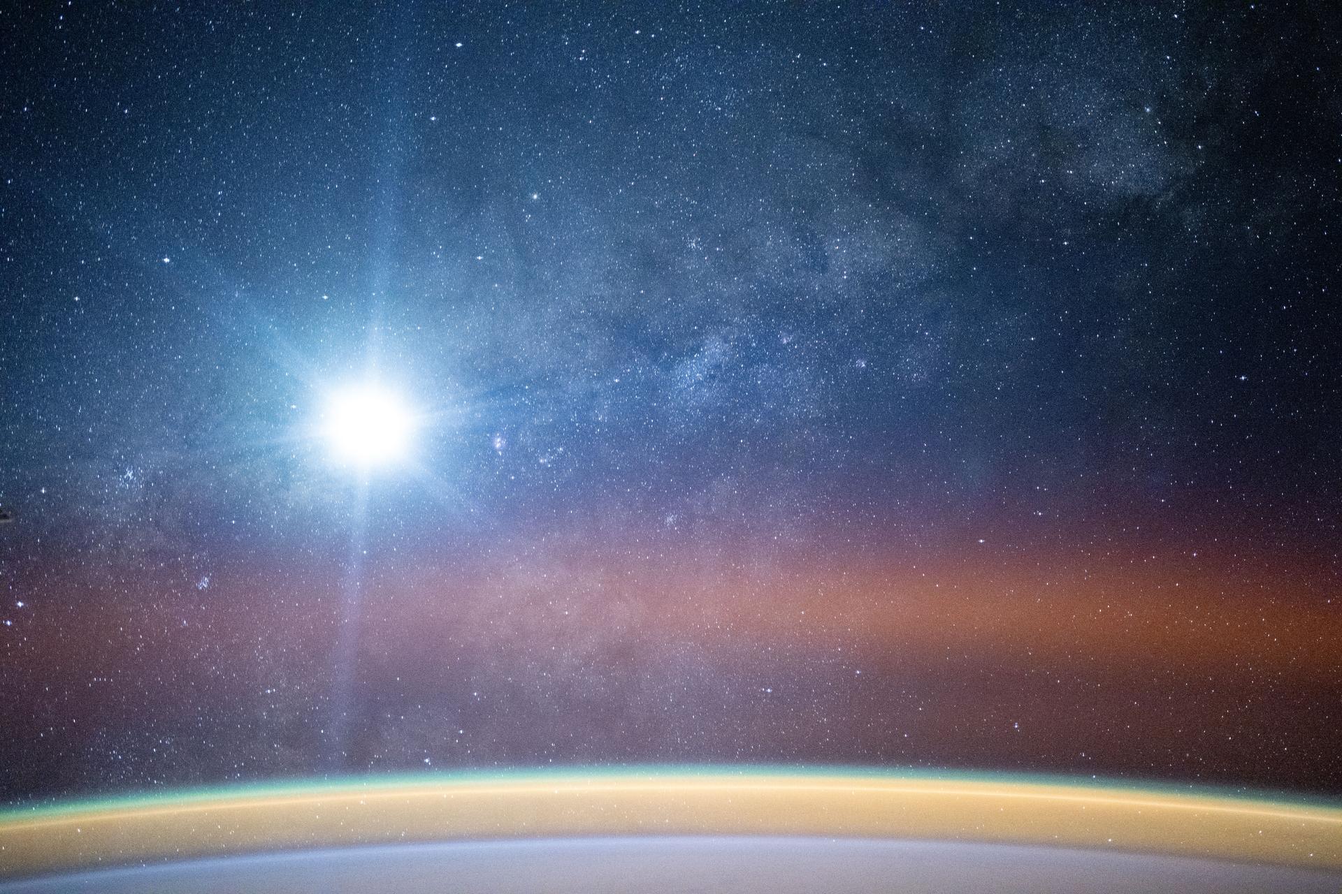 Deep Space Airglow by NASA Johnson Space Center